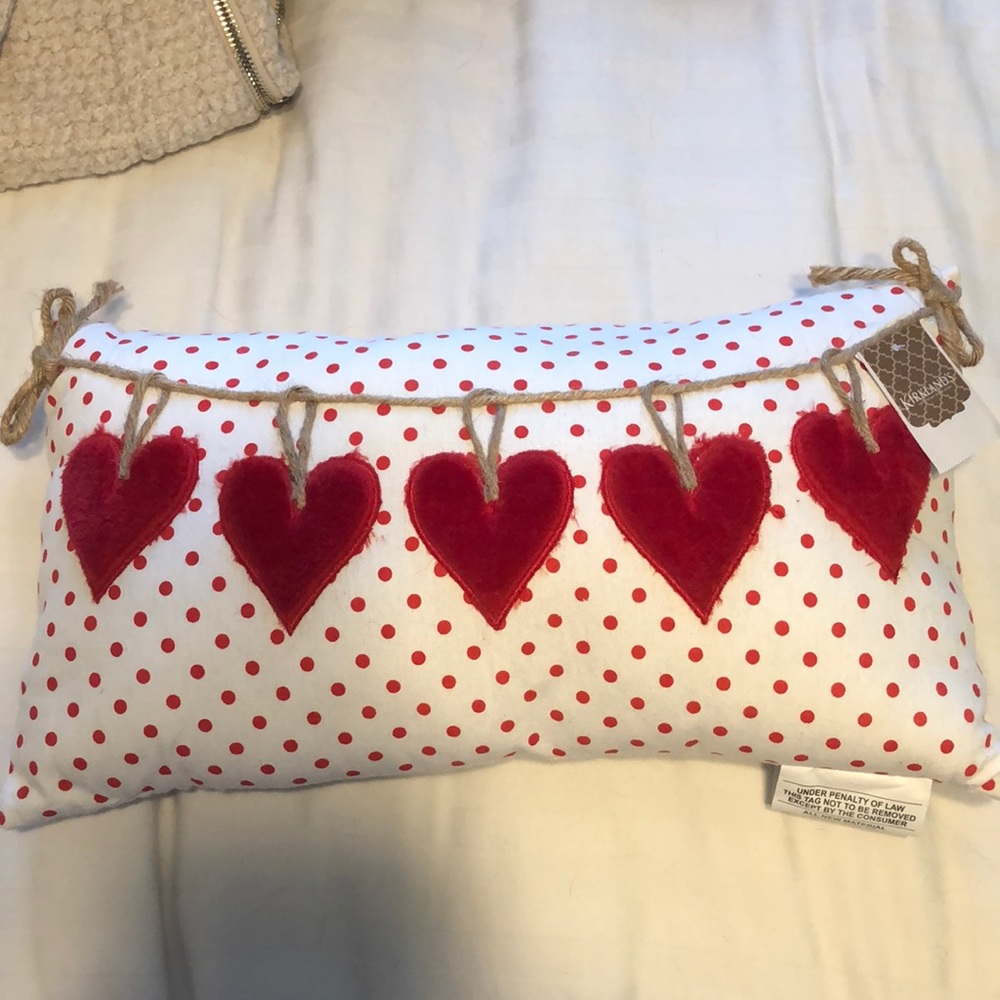 Kirkland’s Heart pillow